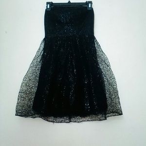 Strapless Sequence Dress